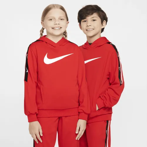 Nike Sportswear Club Big детские Pullover Knit Толстовка с капюшоном цвет красный