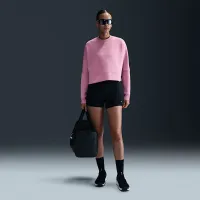 Nike Prima женская Dri-FIT оверсайз Crew-Neck Cropped Top Pink