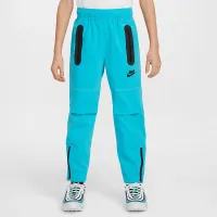 Nike Tech Big детские (для мальчиков) Woven Pants цвет зеленый