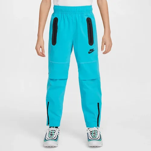 Nike Tech Big дитячі (для хлопчиків) Woven Pants колір зелений