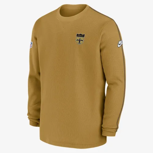 New Orleans Saints Logo Coach Men’s Nike NFL Long-Sleeve Top колір чорний