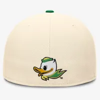Oregon Ducks Primetime True чоловічі Nike Dri-FIT College Fitted Hat колір коричневий