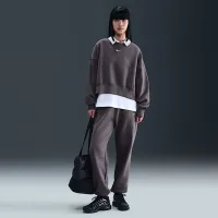 Nike Sportswear Phoenix Fleece женская Over-оверсайз Crew-Neck свитшот цвет серый