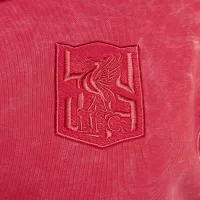 Liverpool FC Club Third мужские Nike Soccer French Terry Pullover Толстовка с капюшоном цвет красный