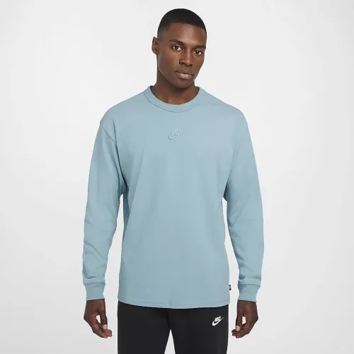 Nike Sportswear Premium Essentials чоловічі Long-Sleeve футболка блакитний