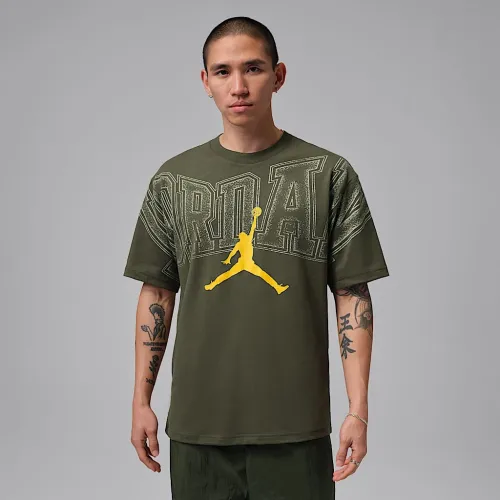 Nike Jordan мужские Graphic футболка цвет зеленый