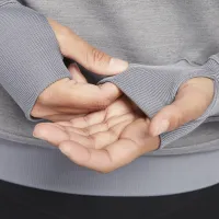 Nike Therma-FIT One женская Pullover Graphic Толстовка с капюшоном цвет серый