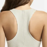 Nike Sportswear Chill Rib женская Slim Sleeveless Midi Костюм цвет коричневый