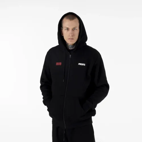 Кофта/футболка Prosto Klasyk Zip Толстовка з капюшоном Parlor KL231MSWE2072 - Чорна