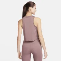 Nike One Classic женская Dri-FIT Cropped Tank Top цвет фиолетовый