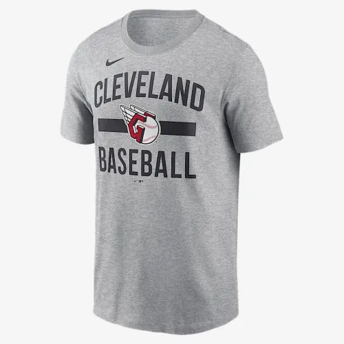 Cleveland Guardians Arched чоловічі Nike MLB футболка колір сірий