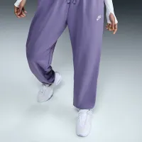 Nike Sportswear Club Fleece женская Mid-Rise оверсайз Sweatpants цвет фиолетовый