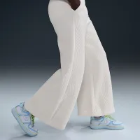 Nike Serena Williams Design Crew женская С высокой Талией Knit Pants цвет белый