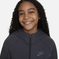 Nike Sportswear Tech Fleece Big дитячі (для хлопчиків) Full-Zip Толстовка з капюшоном колір сірий
