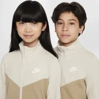 Nike Sportswear Big дитячі Tracksuit колір сірий