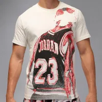 Nike Jordan Sport мужские футболка цвет белый