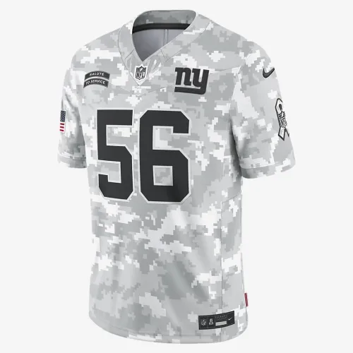 Lawrence Taylor New York Giants Salute to Service мужские Nike Dri-FIT NFL Limited Jersey цвет белый
