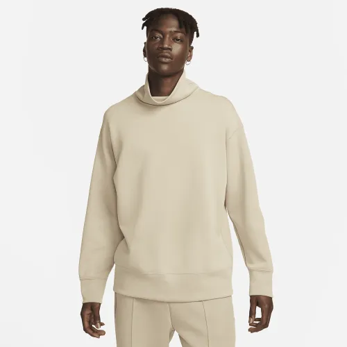 Nike Sportswear Tech Fleece Reimagined чоловічі оверсайз Turtleneck світшот колір коричневий
