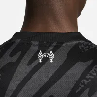 Liverpool FC Stadium Goalkeeper чоловічі Nike Dri-FIT Soccer Replica Short-Sleeve Jersey колір сірий