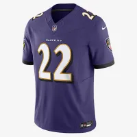 Derrick Henry Baltimore Ravens мужские Nike Dri-FIT NFL Limited Jersey цвет фиолетовый