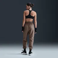 Nike One женская Dri-FIT С высокой Талией 7/8 Joggers цвет коричневый