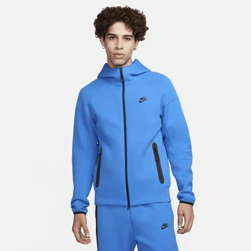 Nike Sportswear Tech Fleece Windrunner чоловічі Full-Zip Толстовка з капюшоном блакитний
