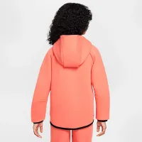 Nike Sportswear Tech Fleece Big дитячі (Girls') Full-Zip Толстовка з капюшоном Orange