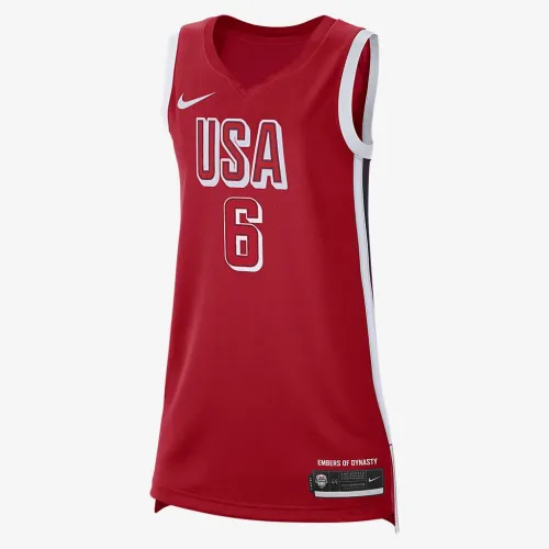Sabrina Ionescu Team USA USAB Limited Road Unisex Nike Dri-FIT баскетбольные Jersey цвет красный