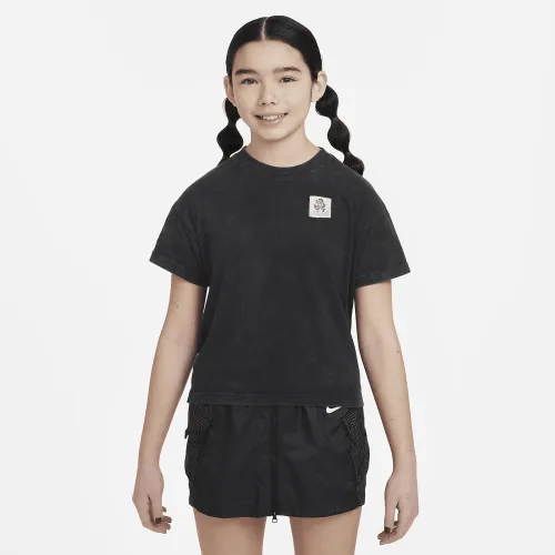 Nike Sportswear Big детские футболка цвет черный