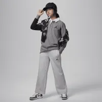 Nike Jordan Icon Play Big детские Open Pants цвет серый