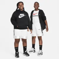 Nike Dri-FIT Elite 23 Big детские (для мальчиков) баскетбольные шорты (Extended Size) цвет белый
