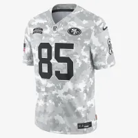 George Kittle San Francisco 49ers Salute to Service мужские Nike Dri-FIT NFL Limited Jersey цвет белый