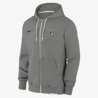 Toronto синий Jays Authentic Collection Travel мужские Nike Dri-FIT MLB Full-Zip Толстовка с капюшоном цвет серый