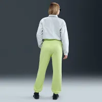 Nike Sportswear Phoenix Fleece женская С высокой Талией оверсайз Sweatpants цвет зеленый