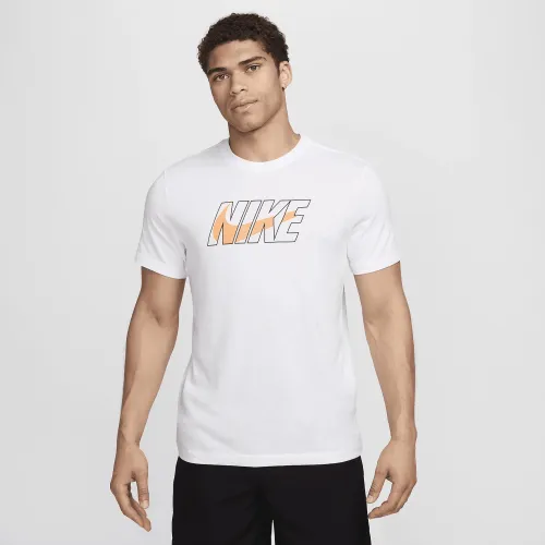 Nike чоловічі Dri-FIT Fitness футболка колір білий