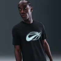 Nike чоловічі Dri-FIT баскетбольні футболка колір чорний