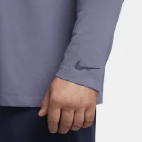 Nike чоловічі Dri-FIT Long-Sleeve Fitness футболка колір сірий