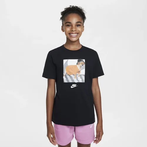 Nike Sportswear Big детские футболка цвет черный