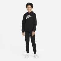 Nike Sportswear Club Fleece Big Kids’ Pullover Толстовка з капюшоном колір чорний
