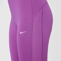 Nike Pro Girls' Therma-FIT Mid-Rise лосіни колір фіолетовий