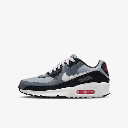 Nike Air Max 90 Big детские Кроссовки цвет серый