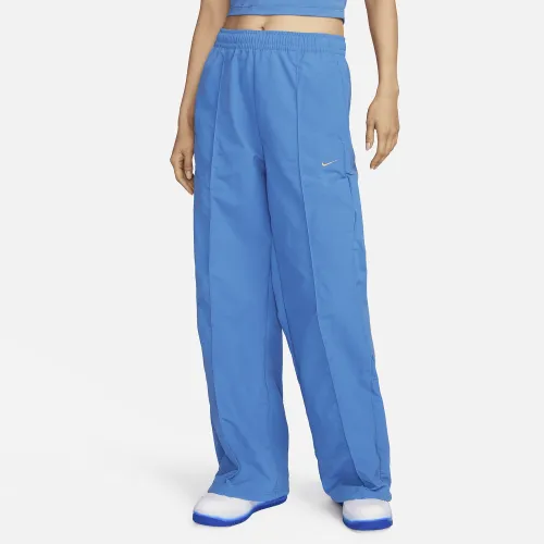 Nike Sportswear Everything Wovens женская Mid-Rise Open-Hem Pants синий