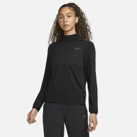 Nike Swift Element жіноча UV Protection 1/4-Zip Running Top колір чорний