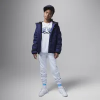 Nike Jordan Big дитячі Push Through Graphic футболка колір сірий