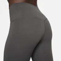 Nike Zenvy женская Gentle-Support С высокой Талией 7/8 лосины цвет коричневый