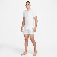 Nike Dri-FIT Essential хлопковыеStretch мужские Slim Fit Crew Neck Undershirt (2 пары) цвет белый