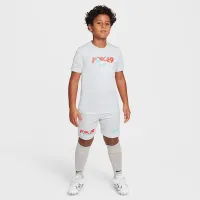 Nike Erling Haaland Academy Big дитячі Dri-FIT Soccer Top колір сірий