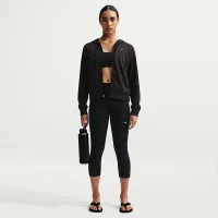 Nike One женская С высокой Талией Crop лосины цвет черный