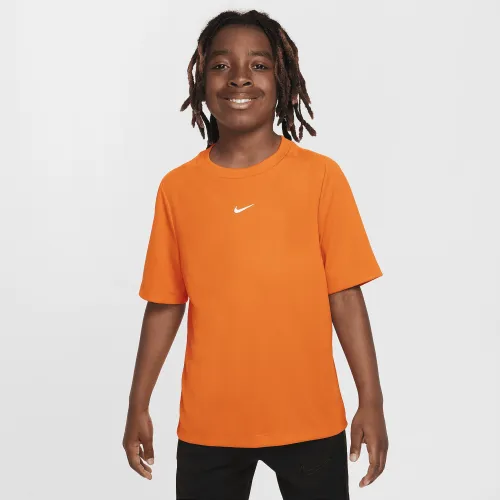 Nike Multi Big детские (для мальчиков) Dri-FIT тренировочные Top Orange