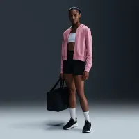 Nike Dri-FIT One жіноча Full-Zip French Terry Толстовка з капюшоном Pink